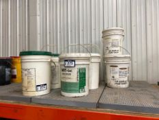 Lot of (6) Pails Asst. Paint Stripper, Concrete Sealer, Cement Binder, etc.