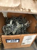Lot of (2) Boxes Slatwall Pegs.