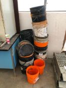 Lot of Approx. (14) Asst. Plastic Pails.