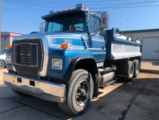 1991 Ford LNT8000 End Dump Gravel Truck VIN#: 1FDYW82A5MVA25485
