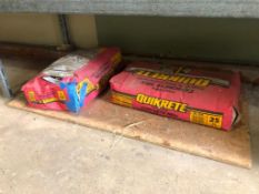 (4) Bags of Quikrete