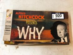 Alfred Hitchcock Presents: Why Board Game