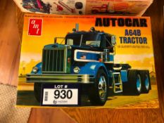 AMT Autocar A64B Tractor 1/25 Scale Model