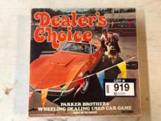 Dealer's Choice Board Game