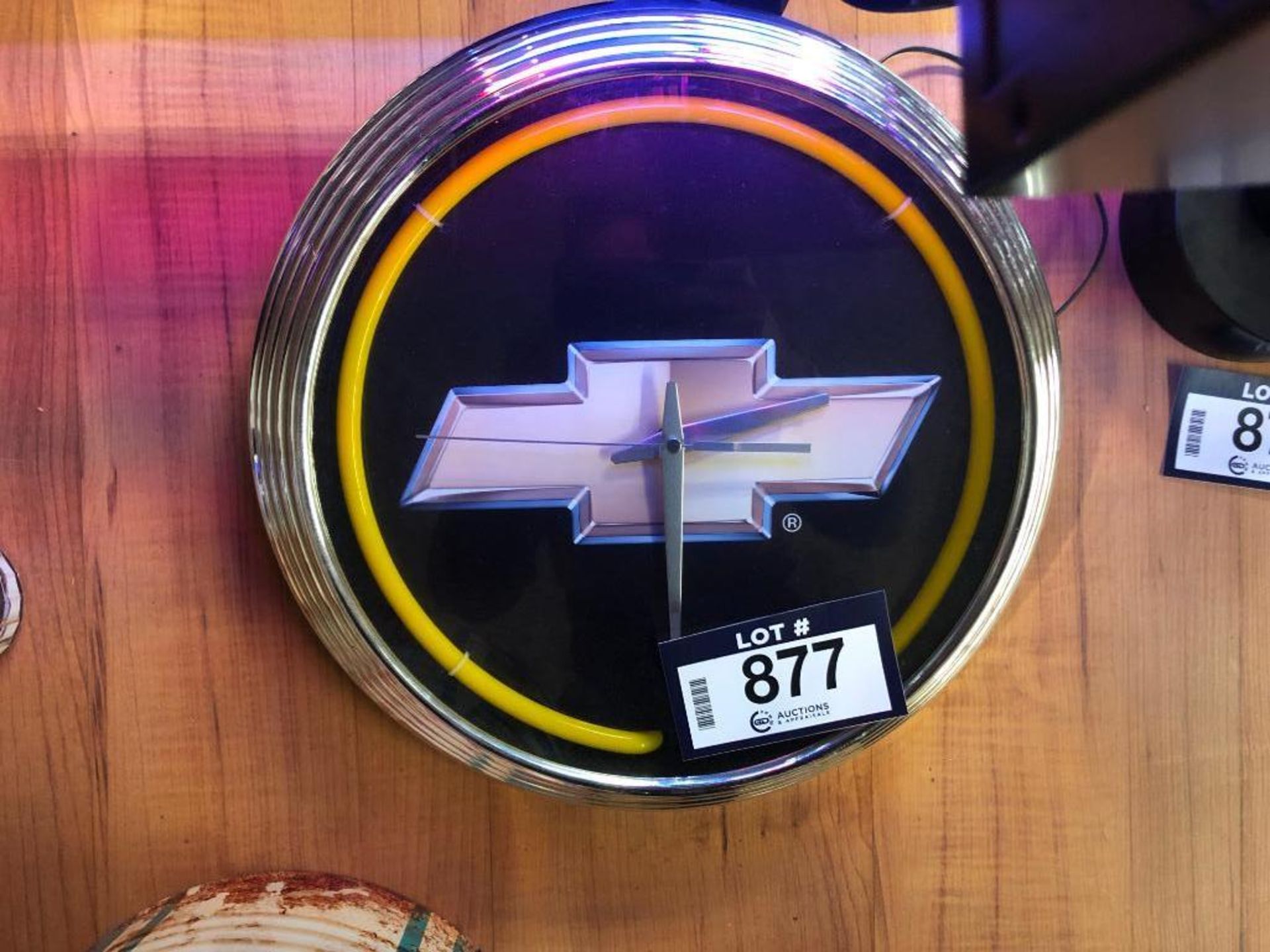 Chevrolet Shop Clock