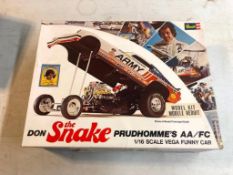 Revell Don The Snake Prudhomme's AA/FC 1/16 Scale Vega Funny Car Model