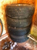 Lot of (4) P235/70HR15 Tires with Rims