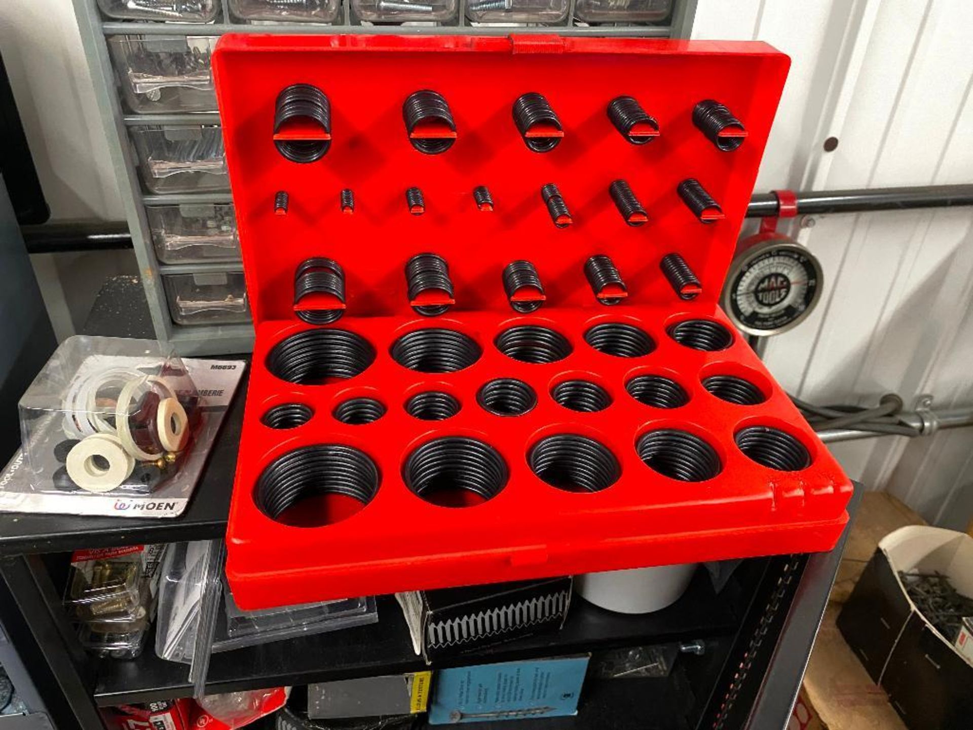 (2) Steel Parts Organizer with Contents & O-Ring Assortment Kit - Image 5 of 5