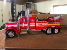 Jada Peterbilt 379 Fire Tow Truck 1/32 Scale Model