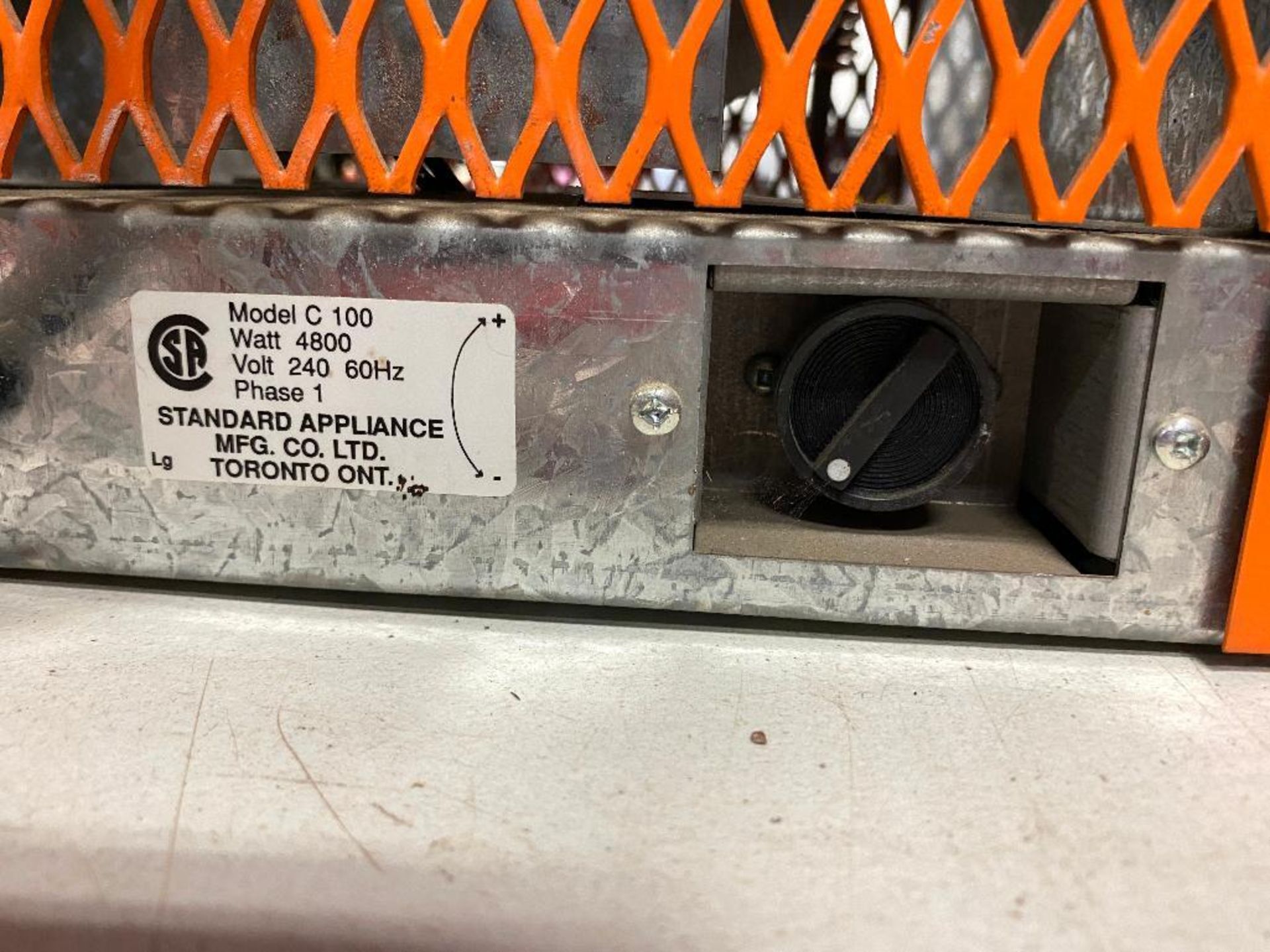 Standard Appliance C100 Construction Heater - Image 3 of 3