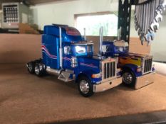 (2) Peterbilt Diecast Truck Models