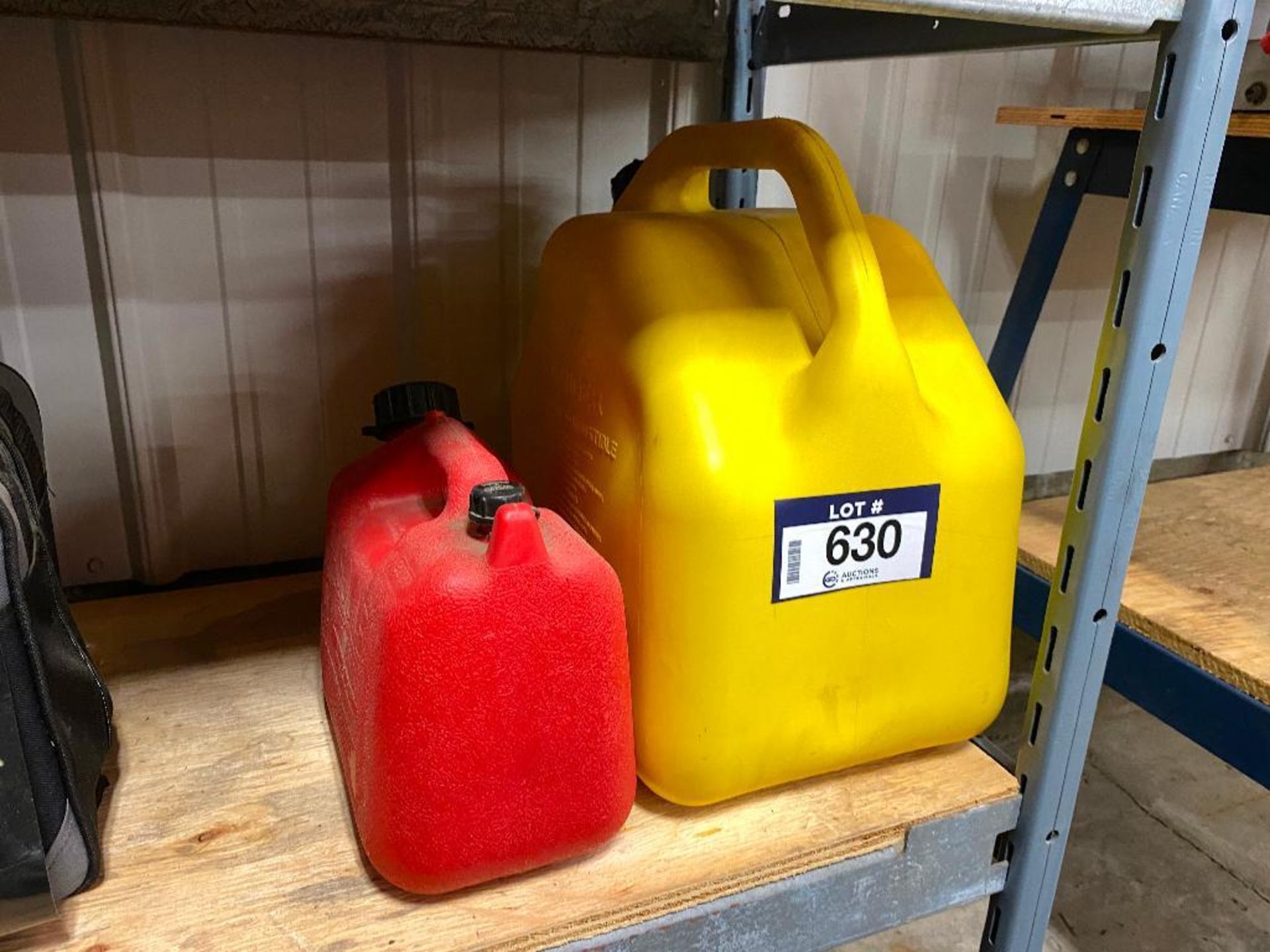 Lot of (2) Asst. Fuel Containers.