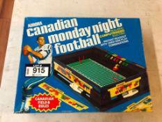 Aurora Canadian Monday Night Football Board Game