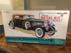 Hubley Classic Metal Kit SJ Duesenberg 1/18 Scale Model