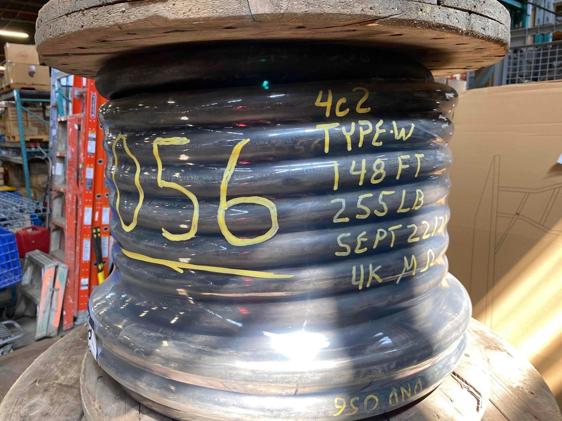 Spool of 148' of 4C #2 Type W Wire - Image 3 of 3