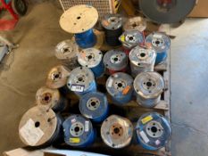 Pallet of (19) Asst. Spools of Electrical Wire