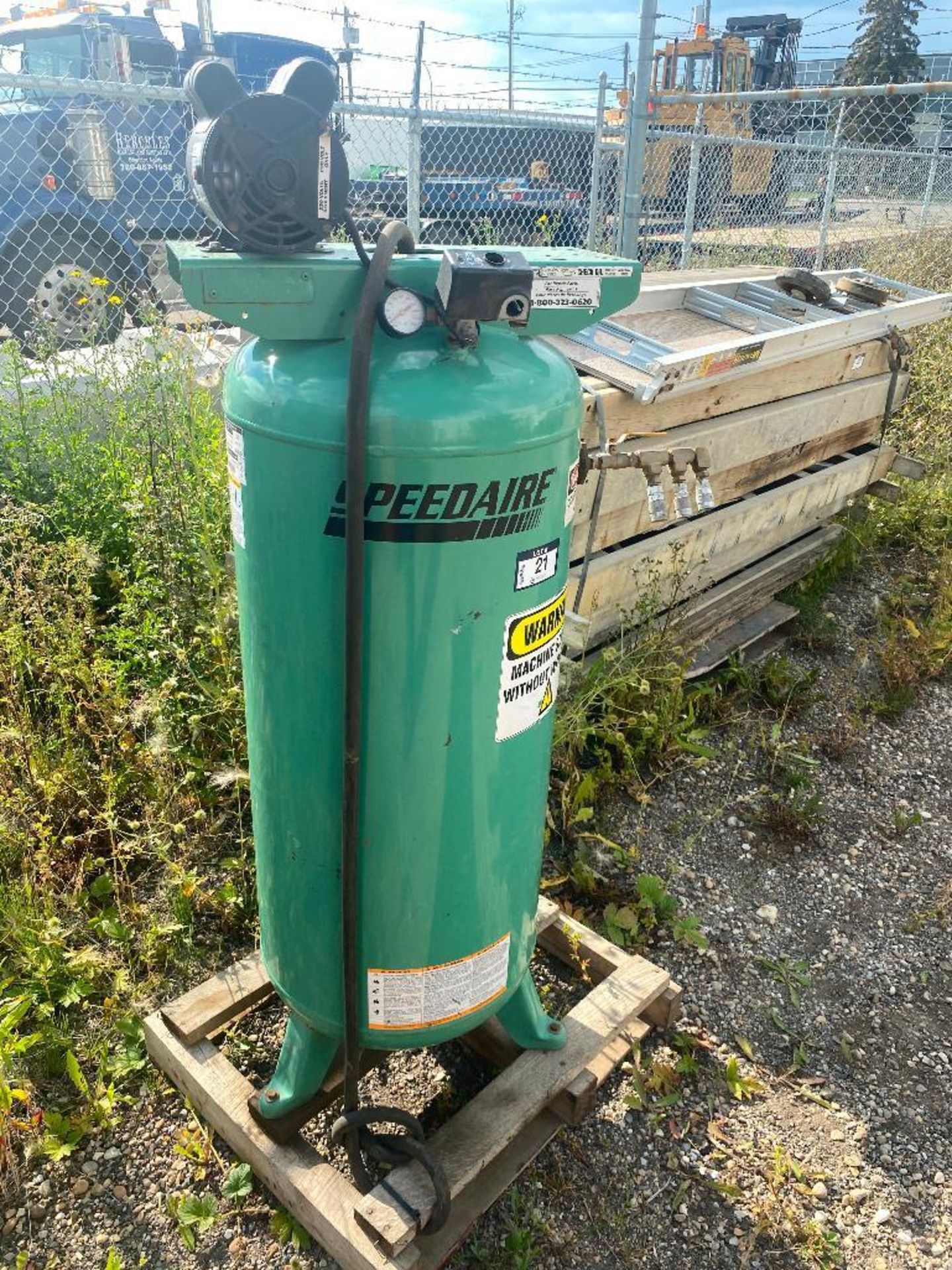 Speedaire Compressor Tank w/ Electric Motor - Image 2 of 5