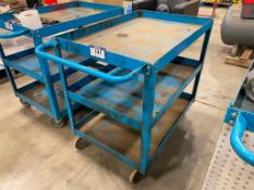 24" X 36" 3-Tier Mobile Shop Cart