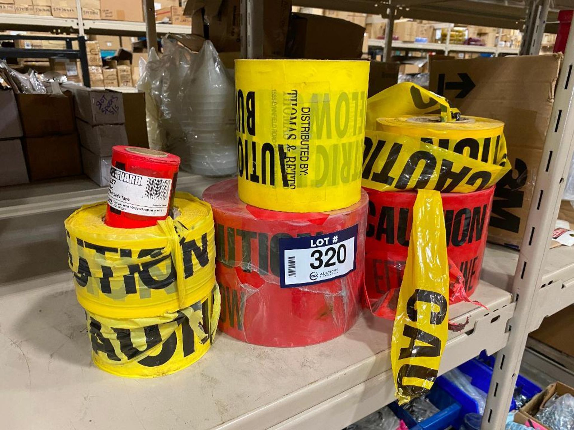 Lot of Asst. Safety Tape including Danger Tape, Caution Tape, etc. - Image 2 of 2