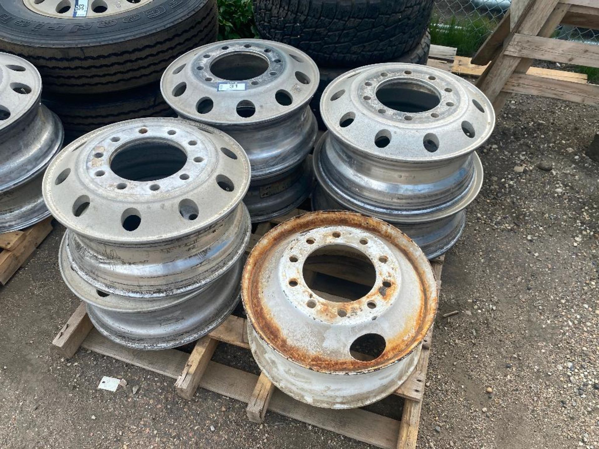 Lot of (7) Asst. Truck Rims