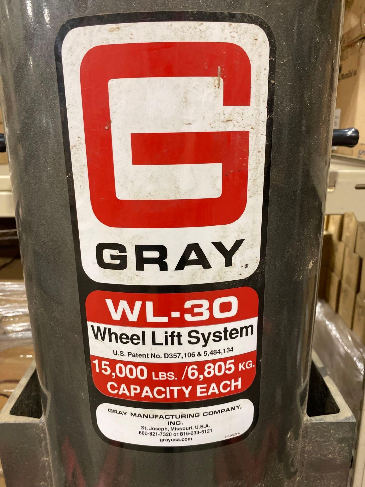 Lot of (2) Gray WL-30 Wheel Lift System, 15,000lb. Capacity - Image 6 of 6