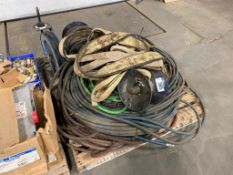 Pallet of Asst. Airline, Airline Reels, Straps, etc.