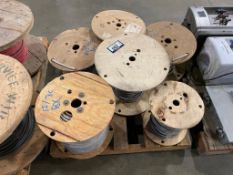 Pallet of (6) Spools of Asst. Shielded Electrical Wire