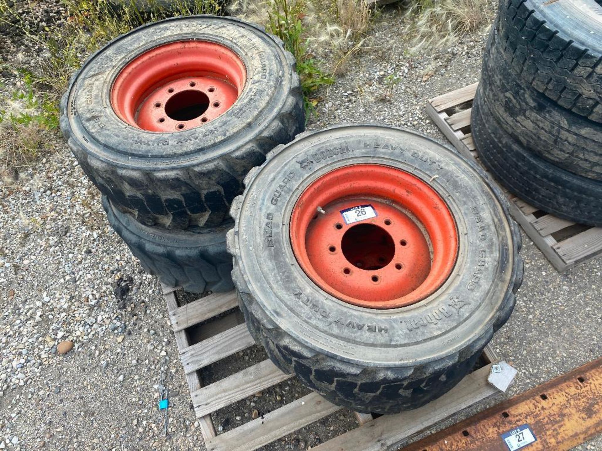 Lot of (4) Bobcat Beadguard HD Skidsteer Tires - Image 2 of 4