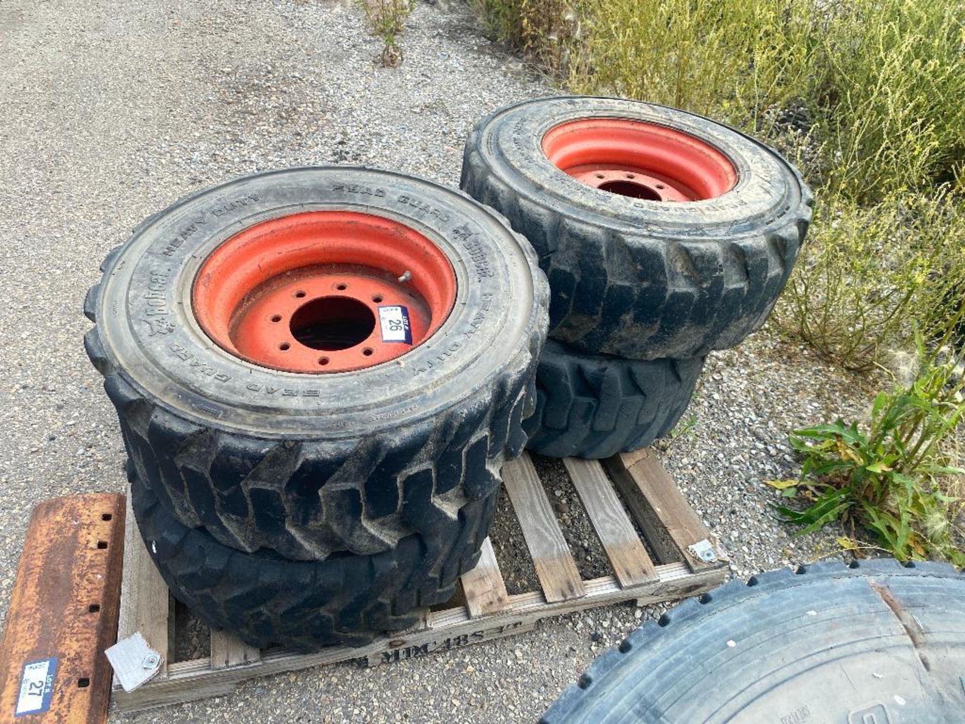 Lot of (4) Bobcat Beadguard HD Skidsteer Tires - Image 3 of 4