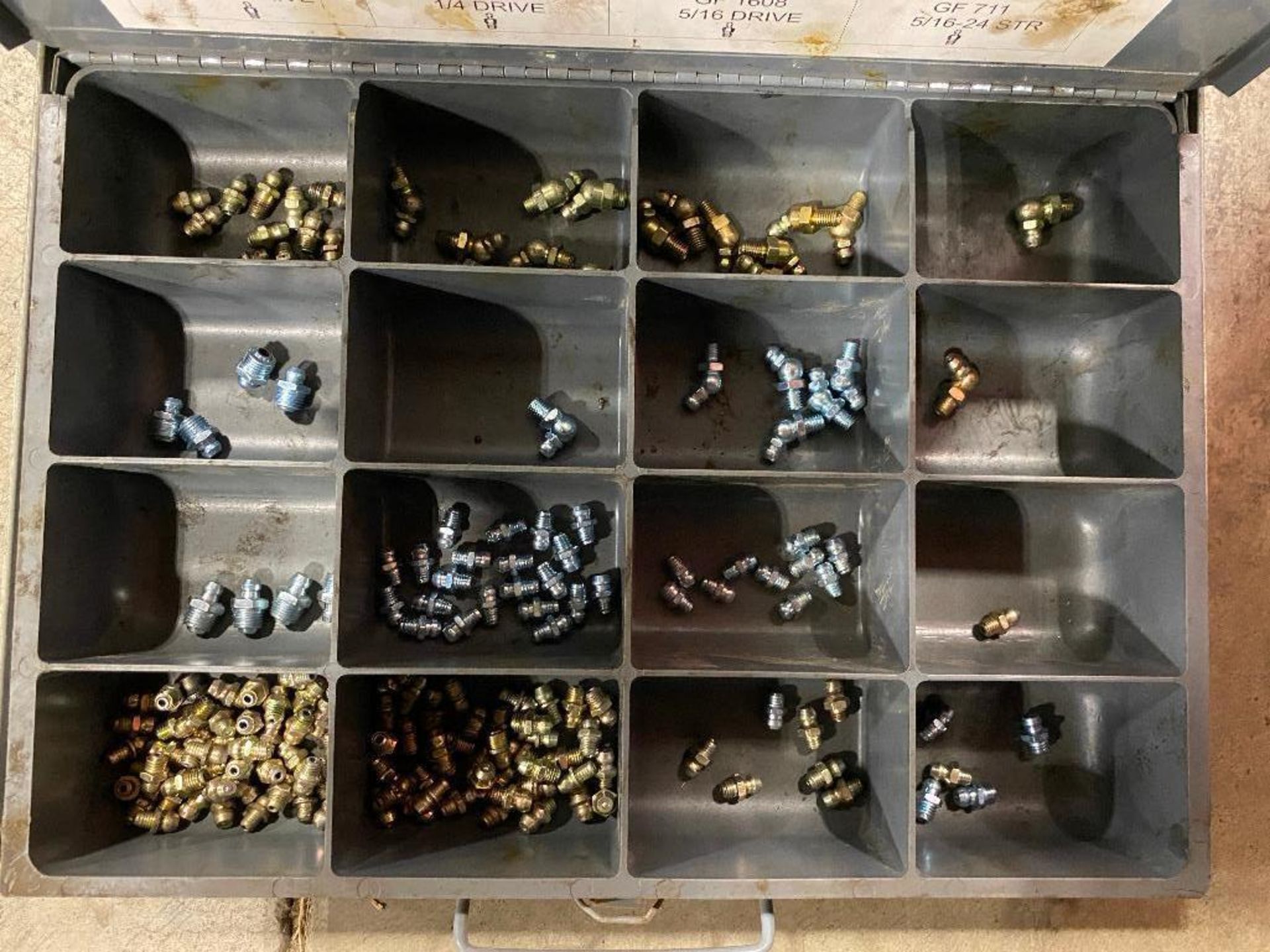 Parts Drawers w/ Asst. Contents including Rivets, Pins, Nuts, Bolts, Washers, Screws, Fuses, Connect - Image 10 of 10