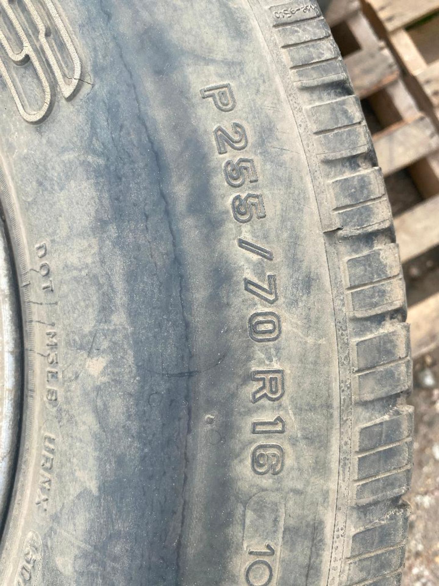 Lot of (4) P255/70R16 Tires - Image 3 of 4