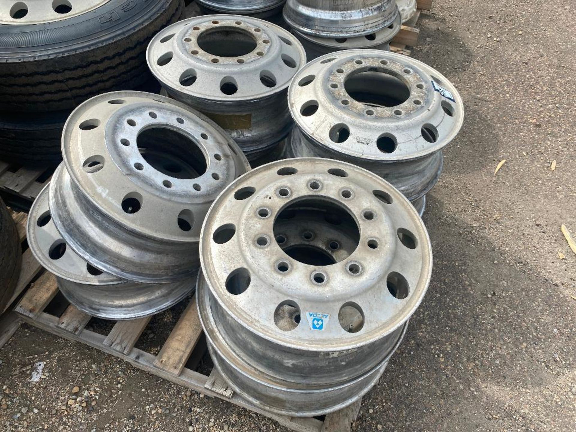 Lot of (8) Asst. Truck Rims - Image 2 of 3