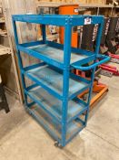 18" X 36" 5-Tier Mobile Shop Cart