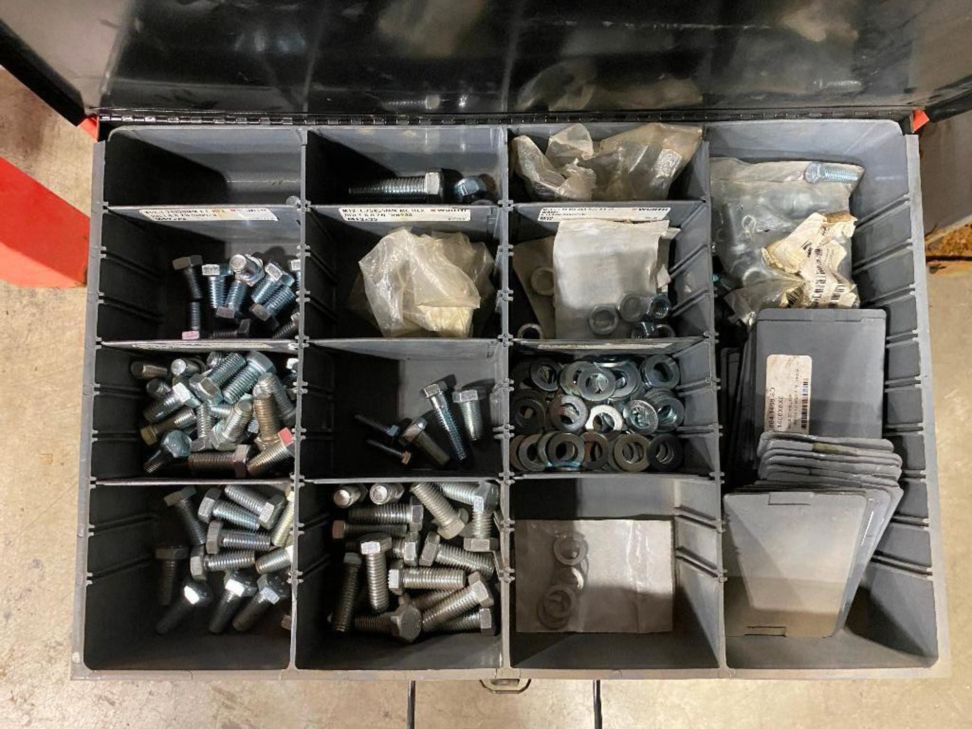 Parts Drawers w/ Asst. Contents including Connectors, Zip Ties, Grease Fittings, Screws, Pins, etc. - Image 10 of 10