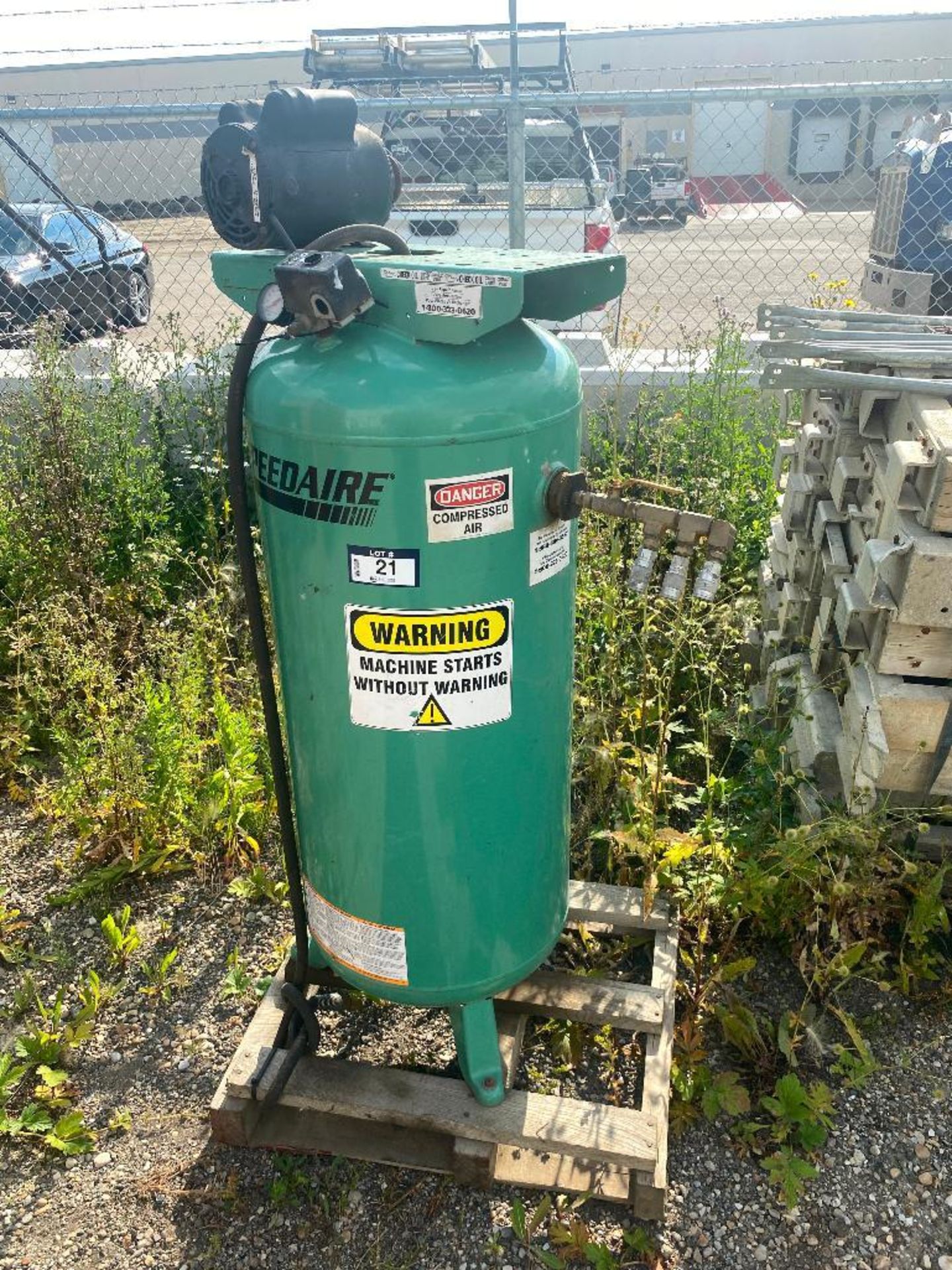 Speedaire Compressor Tank w/ Electric Motor