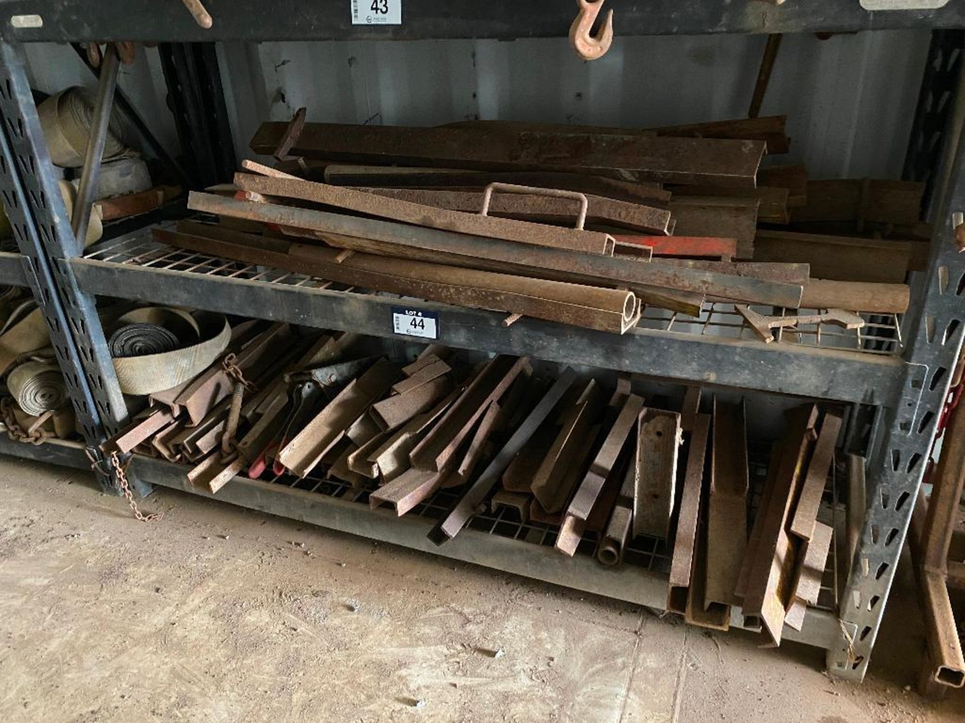 Lot of asst. Steel channel cutoffs