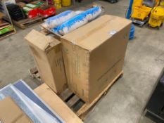 Pallet of Asst. Shoe Covers and Dispensers