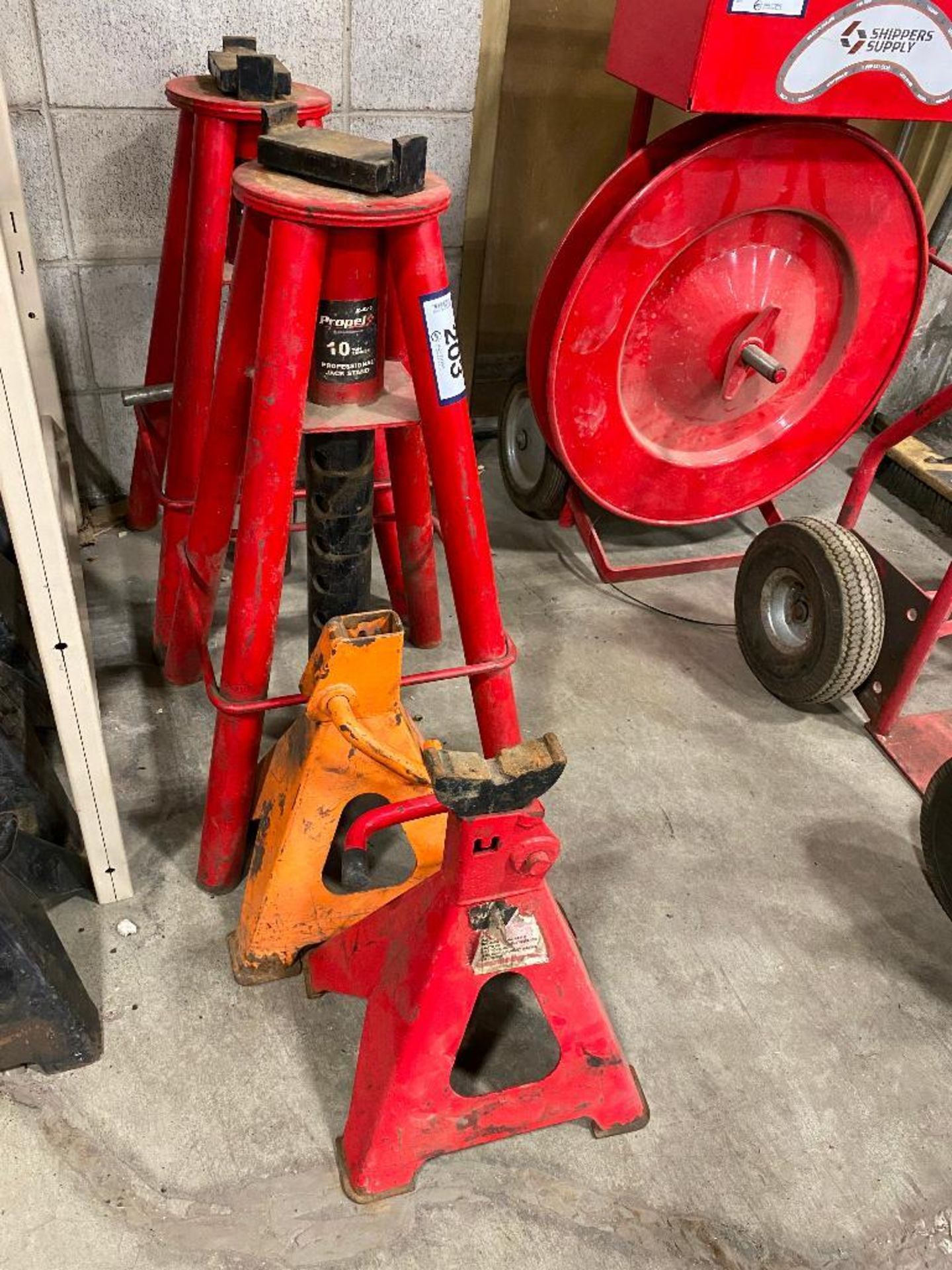 Lot of (2) Propel 10-Ton Jack Professional Jack Stands, etc. - Image 2 of 3