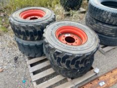 Lot of (4) Bobcat Beadguard HD Skidsteer Tires