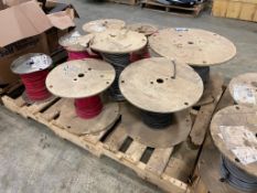 Pallet of (9) Spools of Asst. Electrical Wire