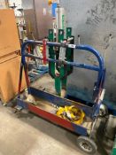 Mobile Tubing Bending Cart w/ Greenlee 881CT Hydraulic Bender