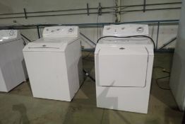 Lot of Maytag Atlantis Top Load Washer and Front Load Electric Dryer.