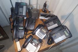 Lot of 12 Asst. Telephone Handsets.