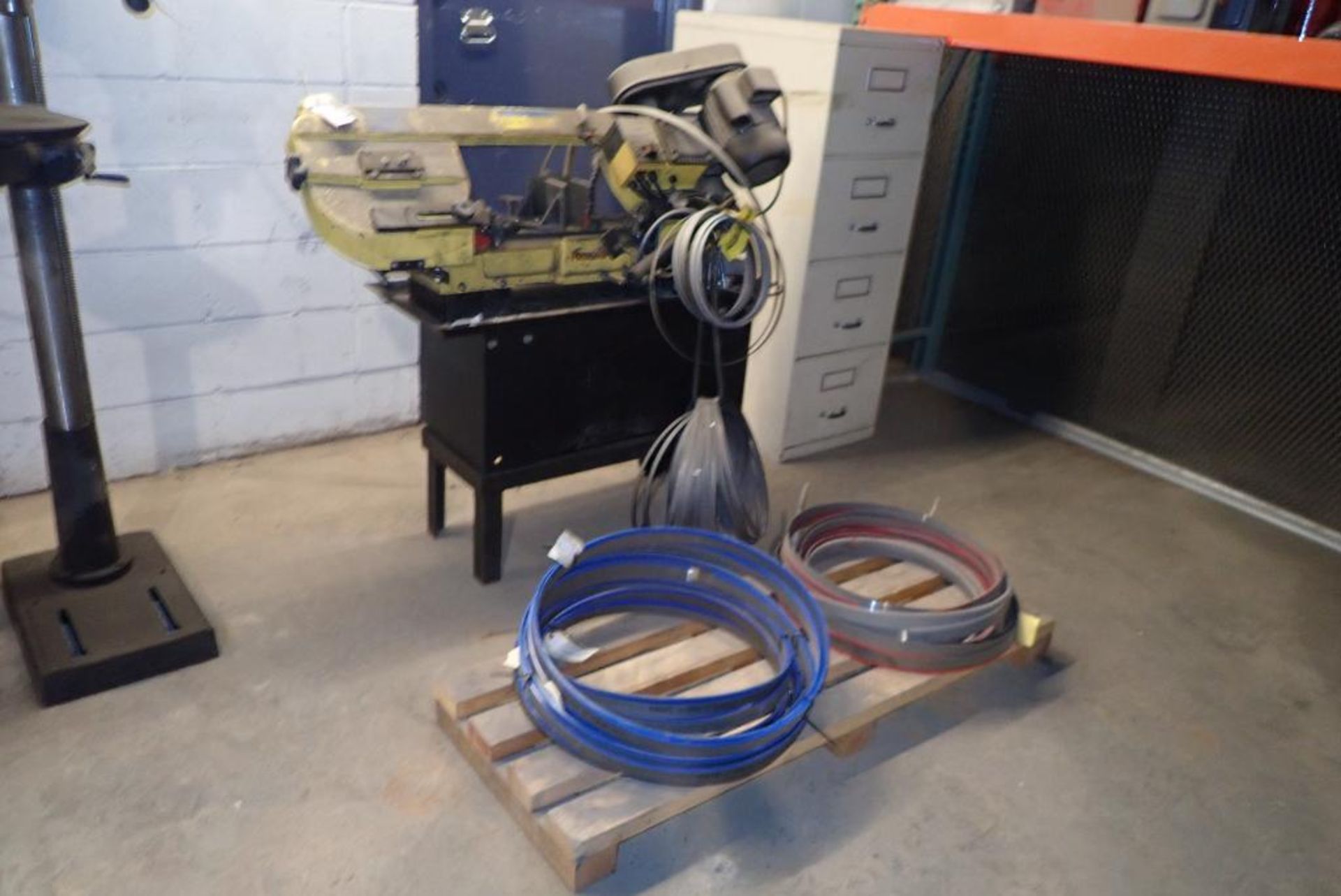 PowerFist 7" Metal Cutting Bandsaw and Blades.