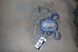 Ross 1/2-ton Chain Hoist.