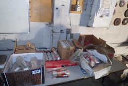 Lot of Asst. Hilti Fasteners, Adhesives, etc.