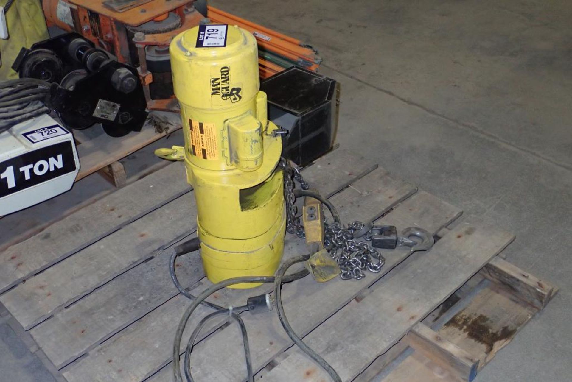 Budgit BEH5016 1,000lbs Capacity Chain Hoist.