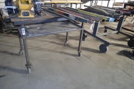 Mobile 2-tier 2'x4' Shop Cart.