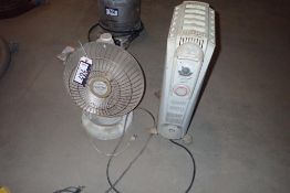 Lot of 2 Portable Electric Heaters.