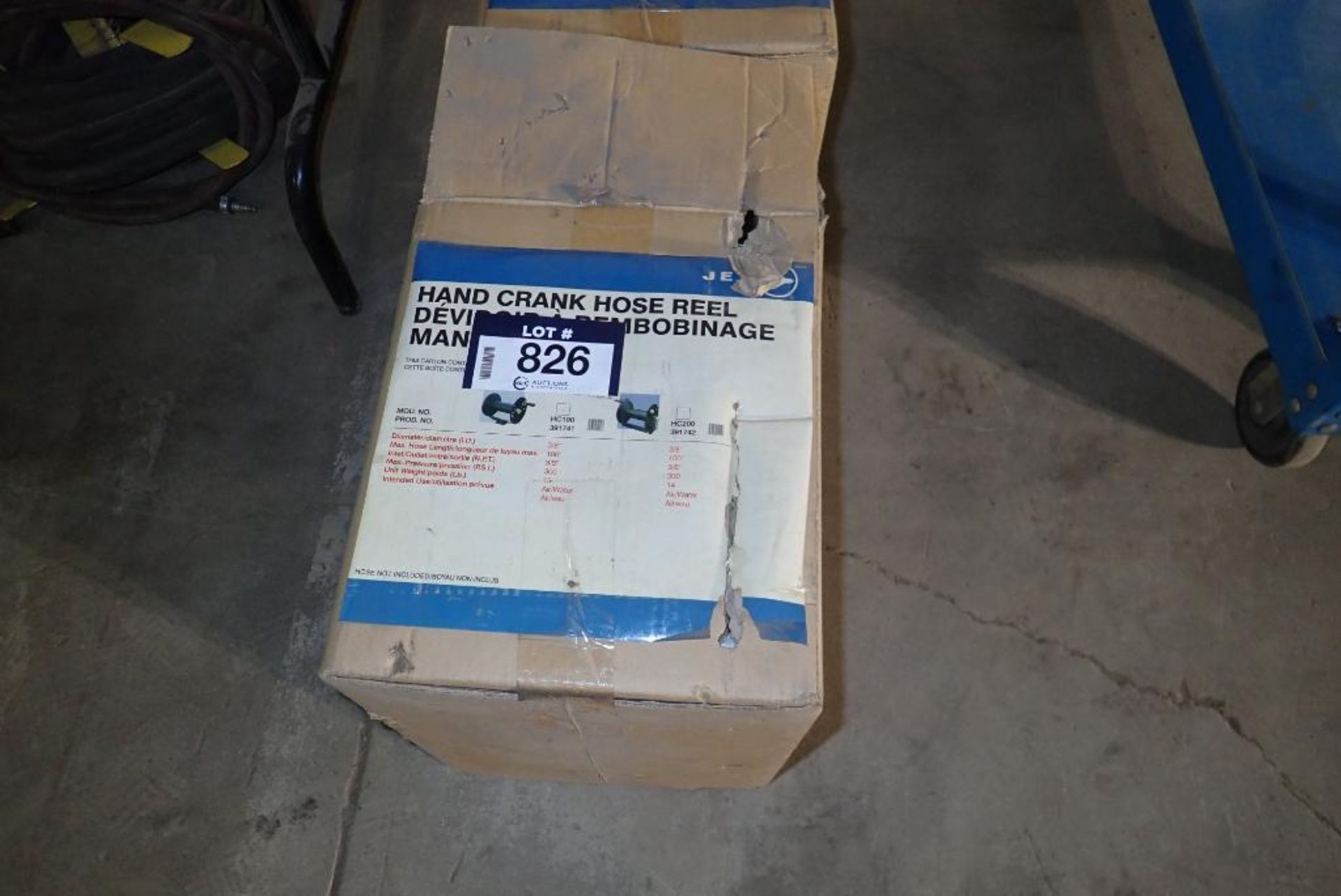 Jet 2150 Hand Crank Hose Reel-New.